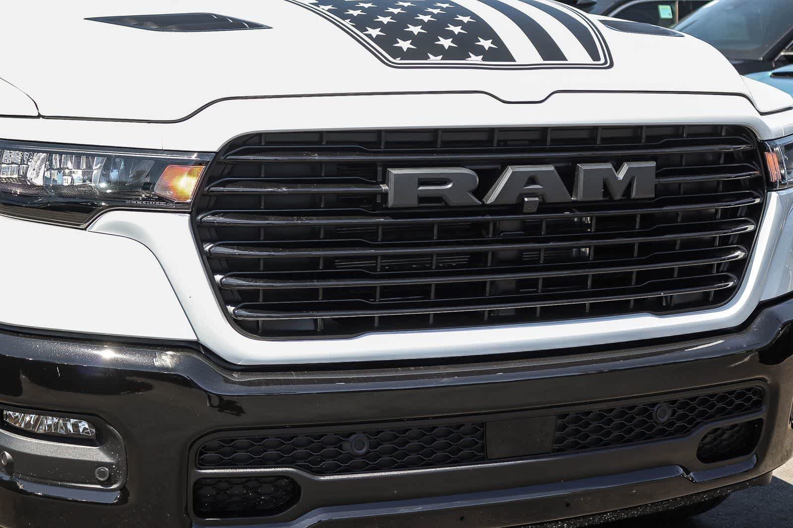 New 2026 Bright White Clear-Coat Exterior Paint RAM Laramie image 9
