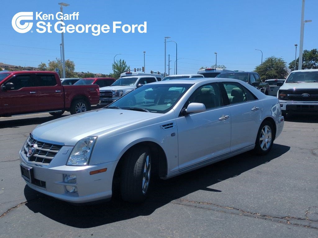 Used 2009 Radiant Silver Cadillac RWD w/1SB image 1