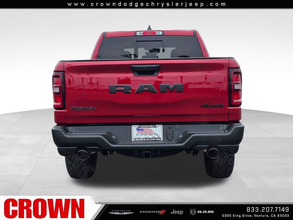 New 2026 Molten Red Pearl-Coat Exterior Paint RAM Rebel image 6