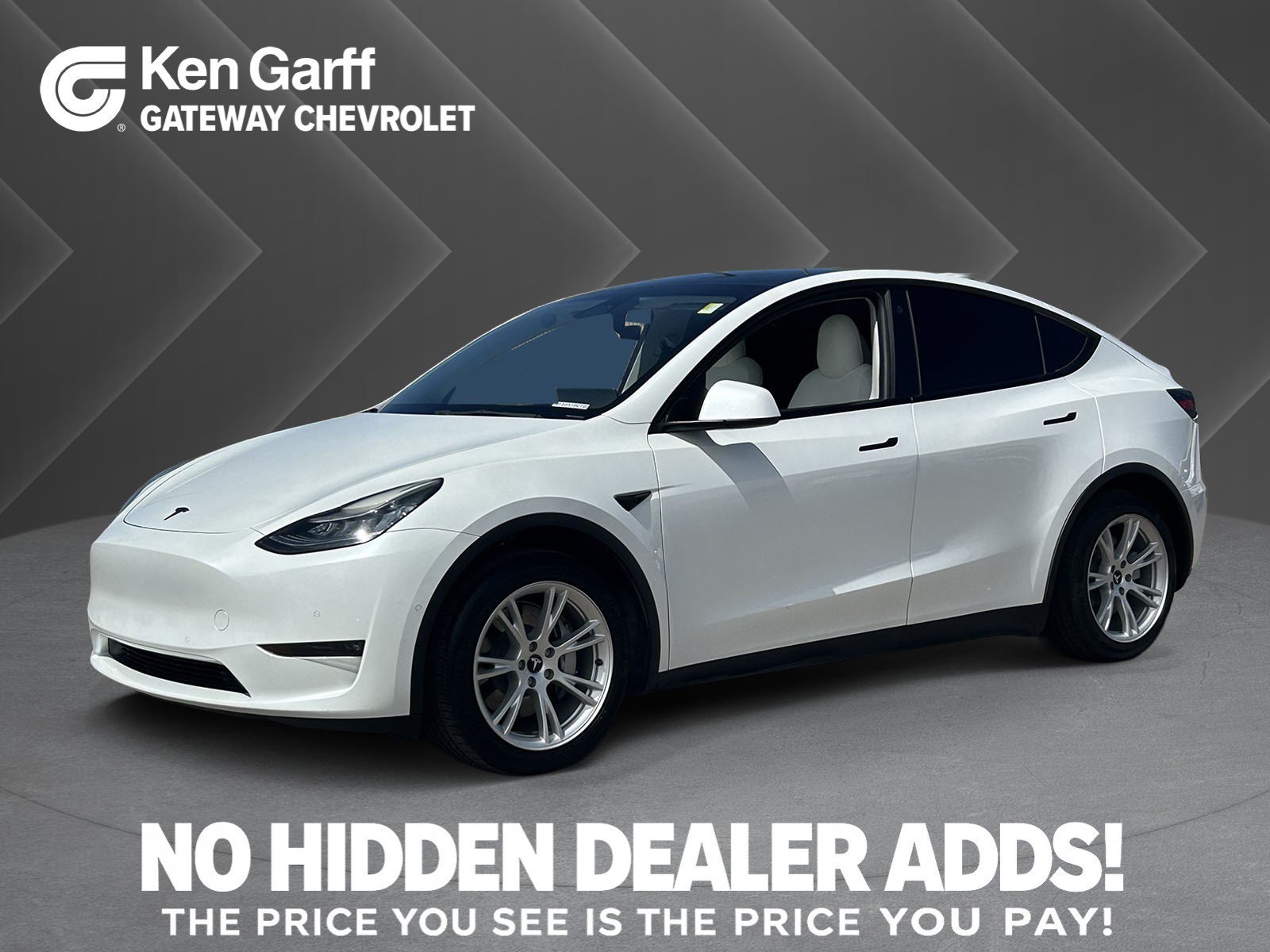 Used 2021 Blue Tesla Standard Range Rear-Wheel Drive image 1