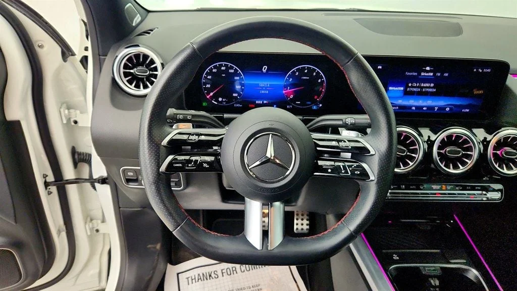 Used 2025 Polar White Mercedes-Benz GLA 250 4MATIC SUV w/ AMG® Night Pkg & Burmester Audio image 13