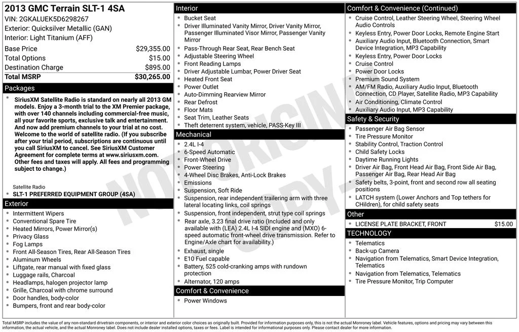 Used 2013 Quicksilver Metallic GMC SLT-1 image 38