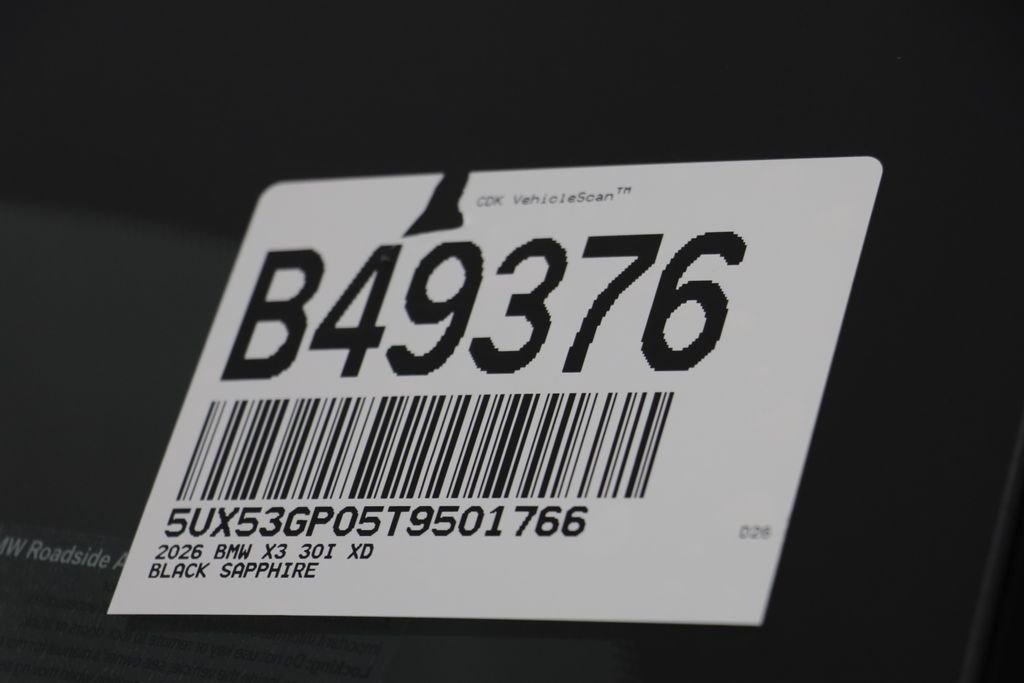 New 2026 Black Sapphire Metallic BMW 30 xDrive image 25