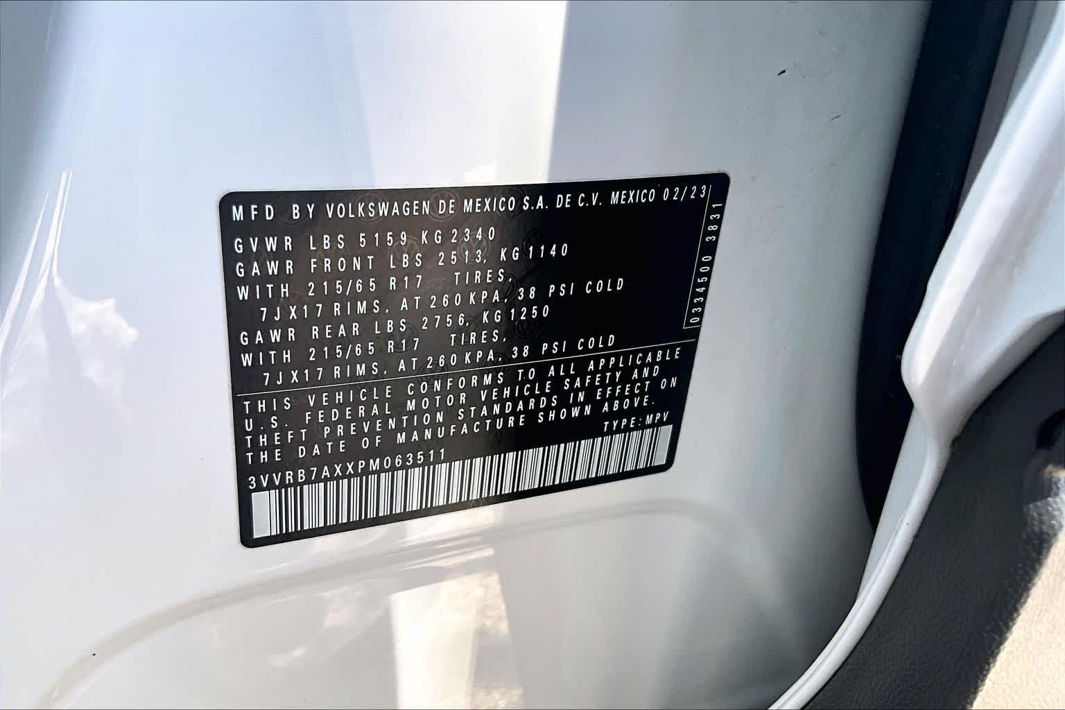 Certified Used 2023 Pure White Volkswagen S image 33
