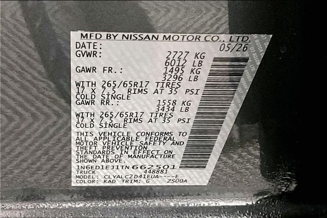 New 2026 Gun Metallic Nissan SV image 41
