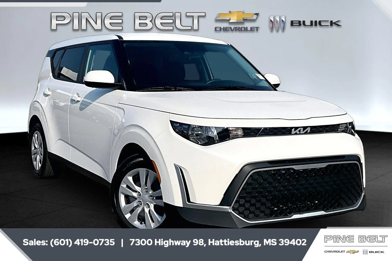 Used 2024 White Kia LX image 1