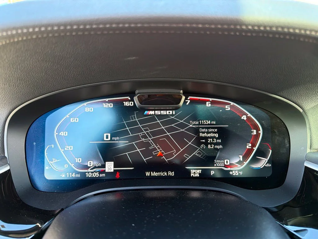 Used 2023 Black BMW M550i xDrive image 26