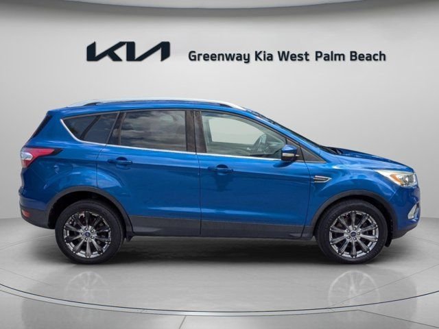 Used 2017 Blue Ford Titanium image 8