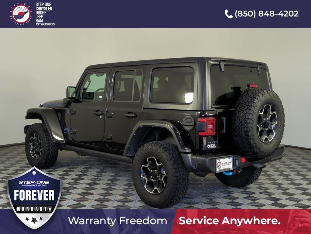 Used 2023 Black Jeep Rubicon 4xe image 4