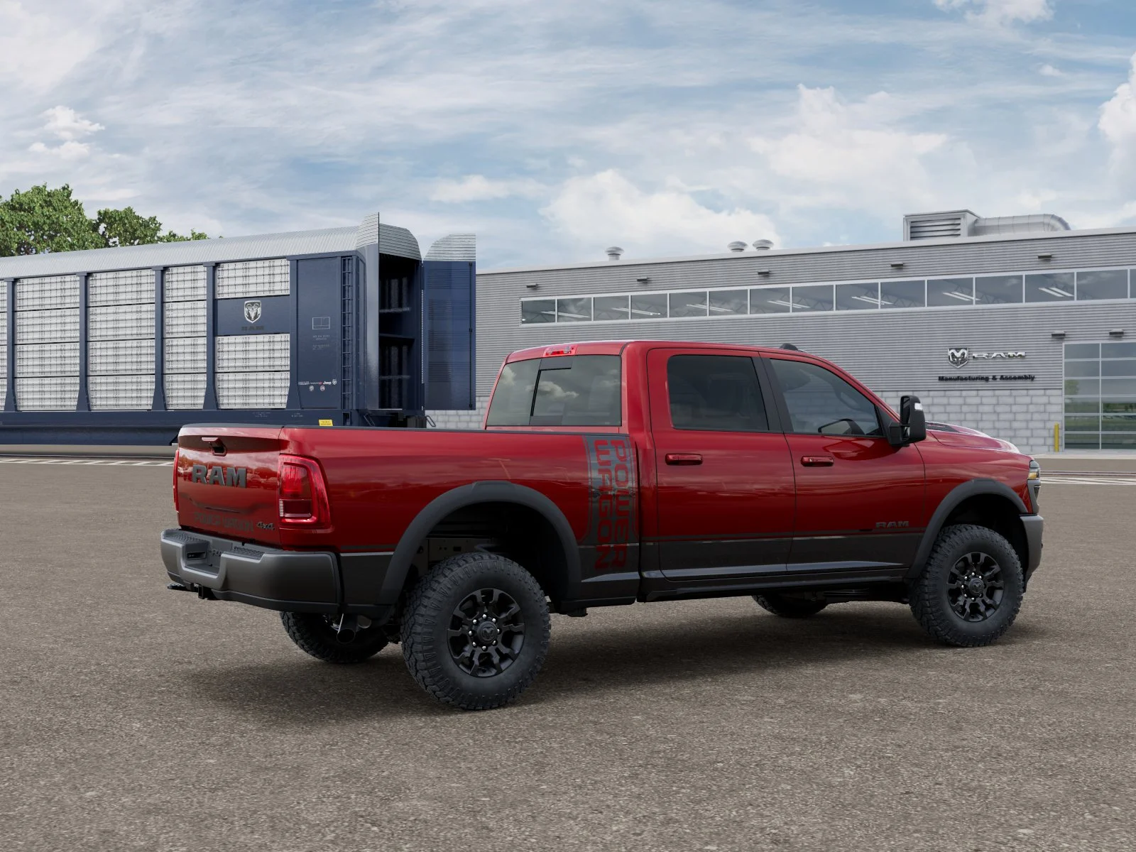 New 2026 Molten Red Pearl-Coat Exterior Paint RAM Power Wagon image 4