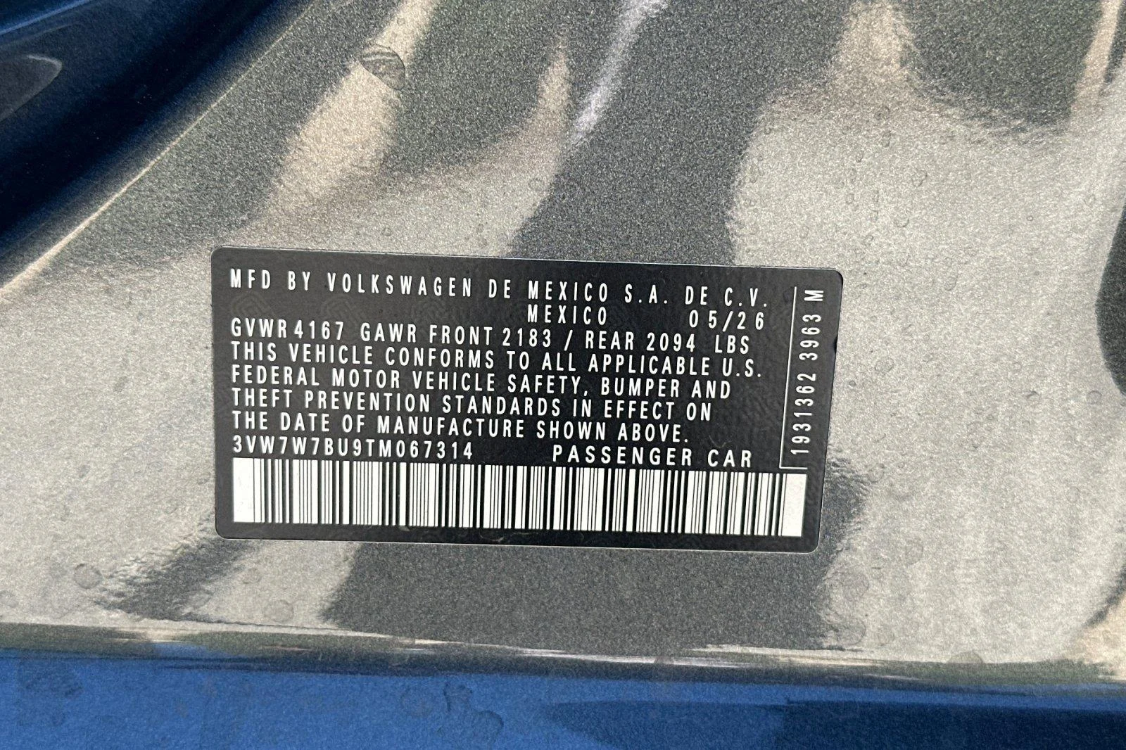 New 2026 Platinum Gray Metallic Volkswagen SE image 27