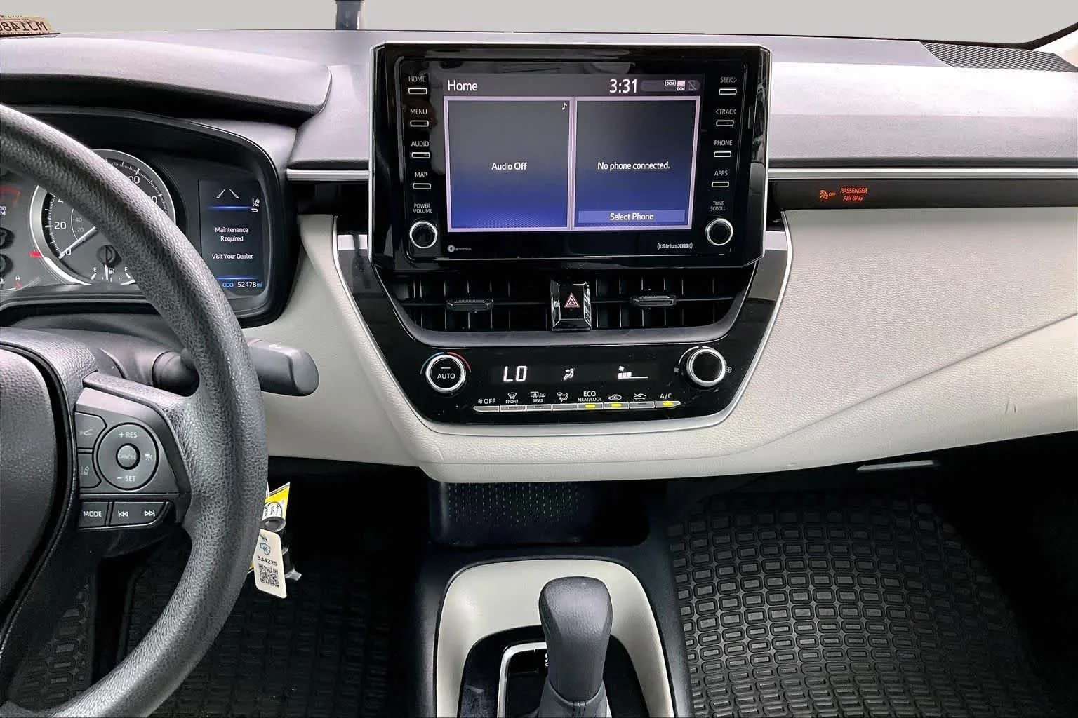 Used 2021 Super White Toyota LE image 7