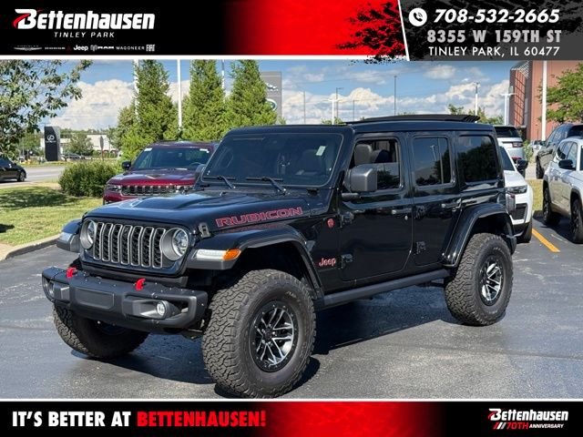 Certified Used 2025 Black Clearcoat Jeep Rubicon X image 1
