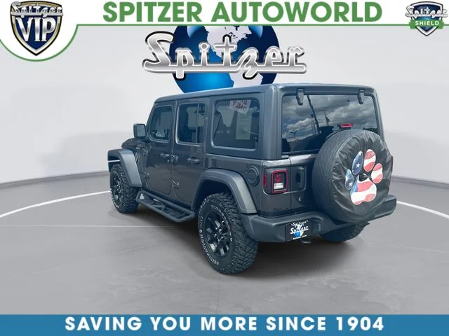 Used 2020 Gray Jeep Unlimited Sport image 7
