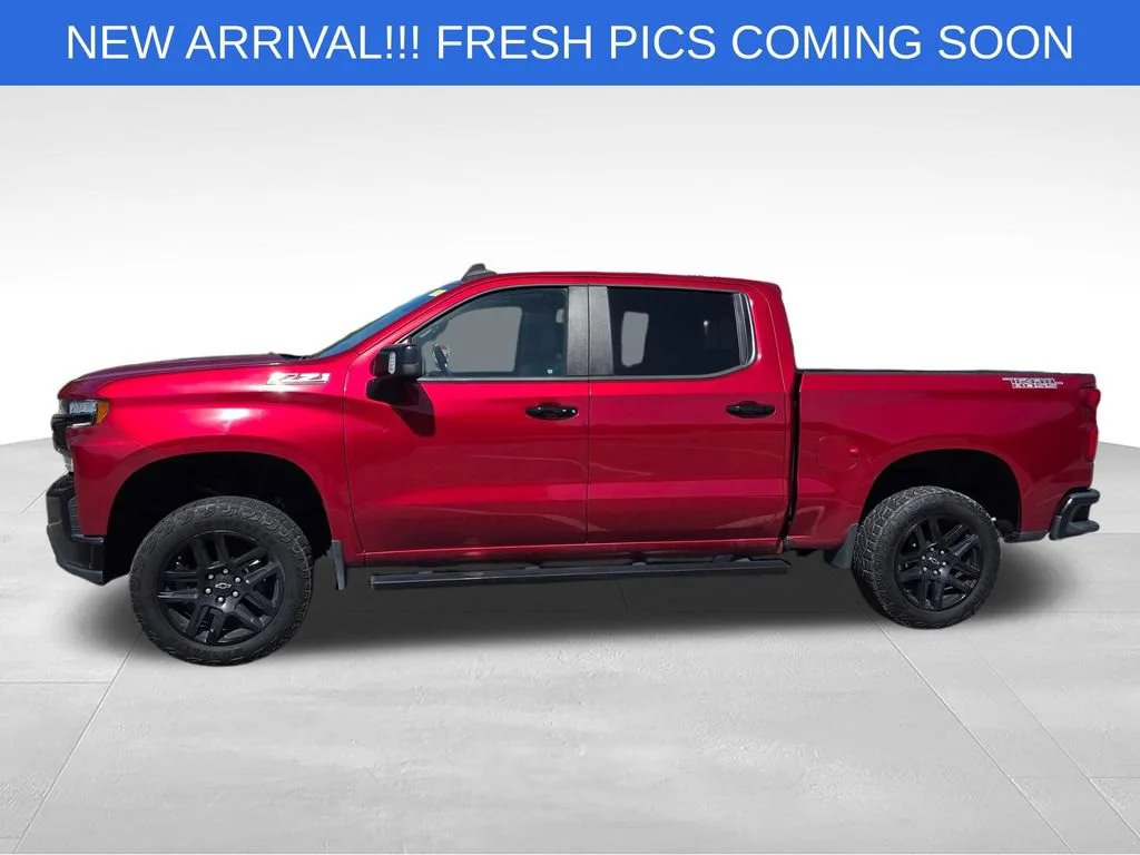 Used 2021 CHERRY RED TINTCOAT Chevrolet LT Trail Boss image 3