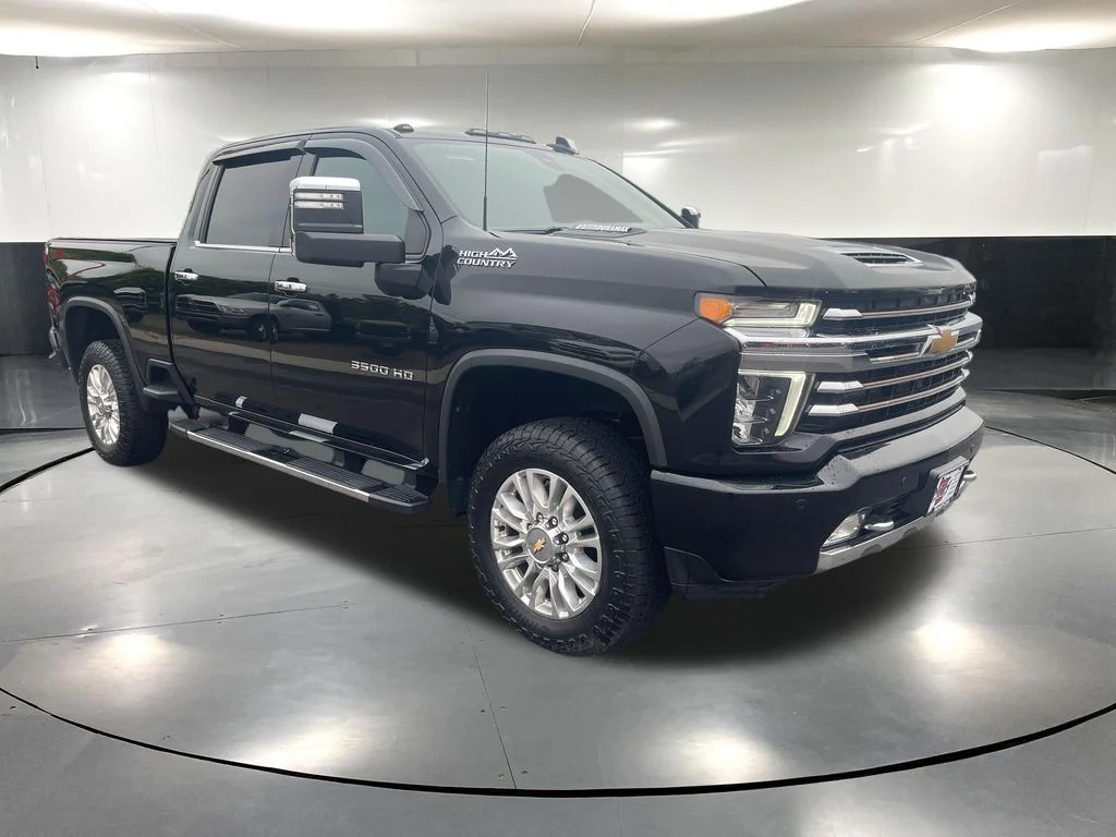 Certified Used 2022 Black Chevrolet High Country image 1