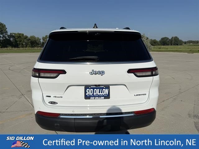 Used 2021 Bright White Clearcoat Jeep Limited image 5