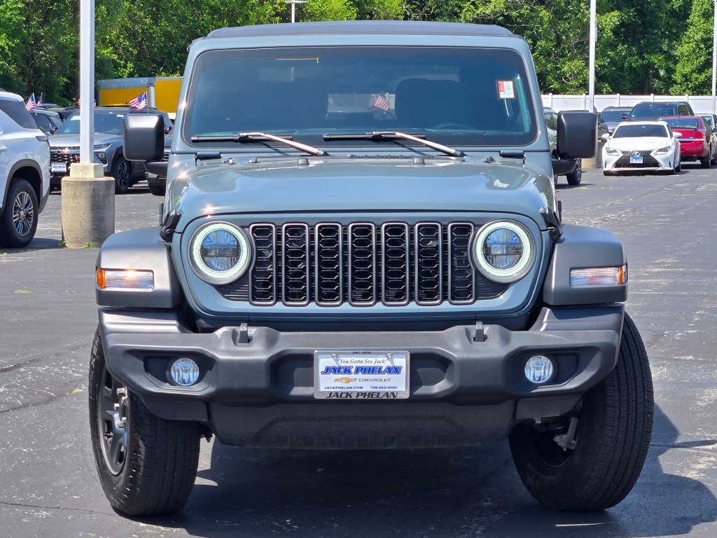 Used 2025 Gray Jeep 2-Door Sport 4x4 image 4