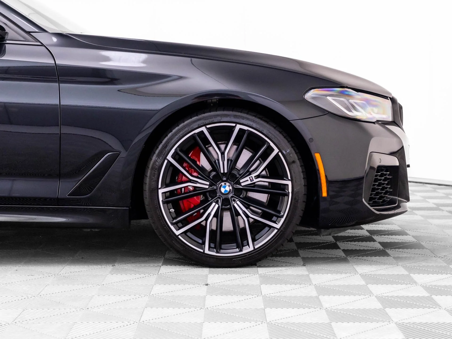 Certified Used 2023 Black BMW M550i xDrive image 37