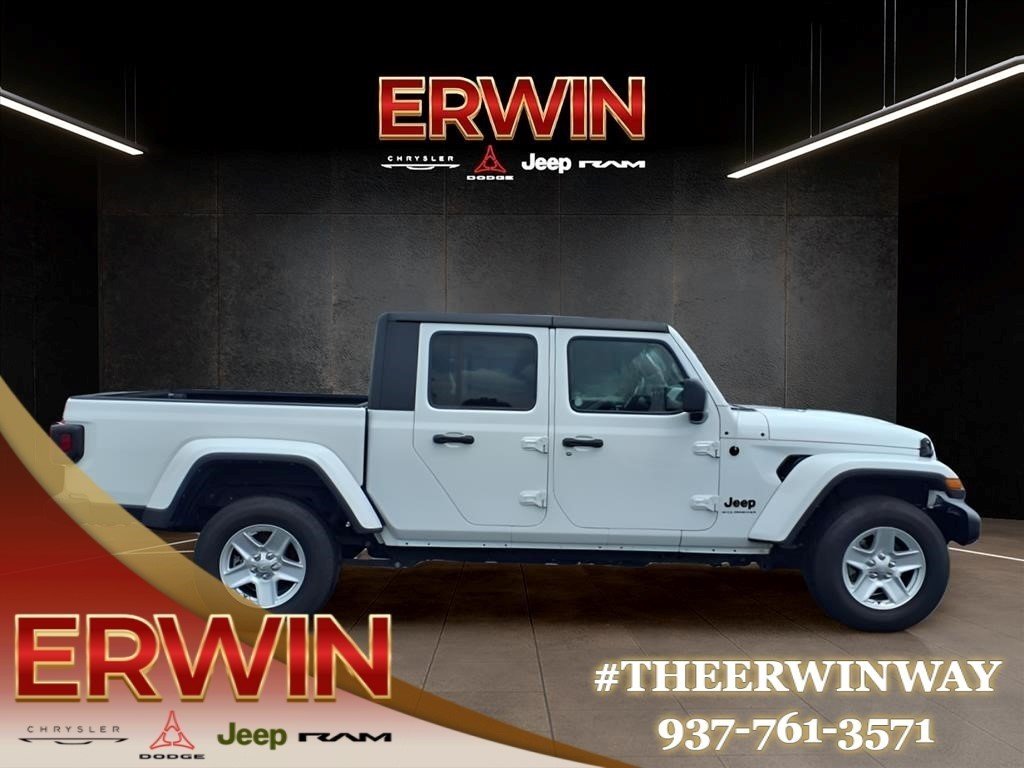 Used 2023 Bright White Clear Coat Jeep Sport S image 2