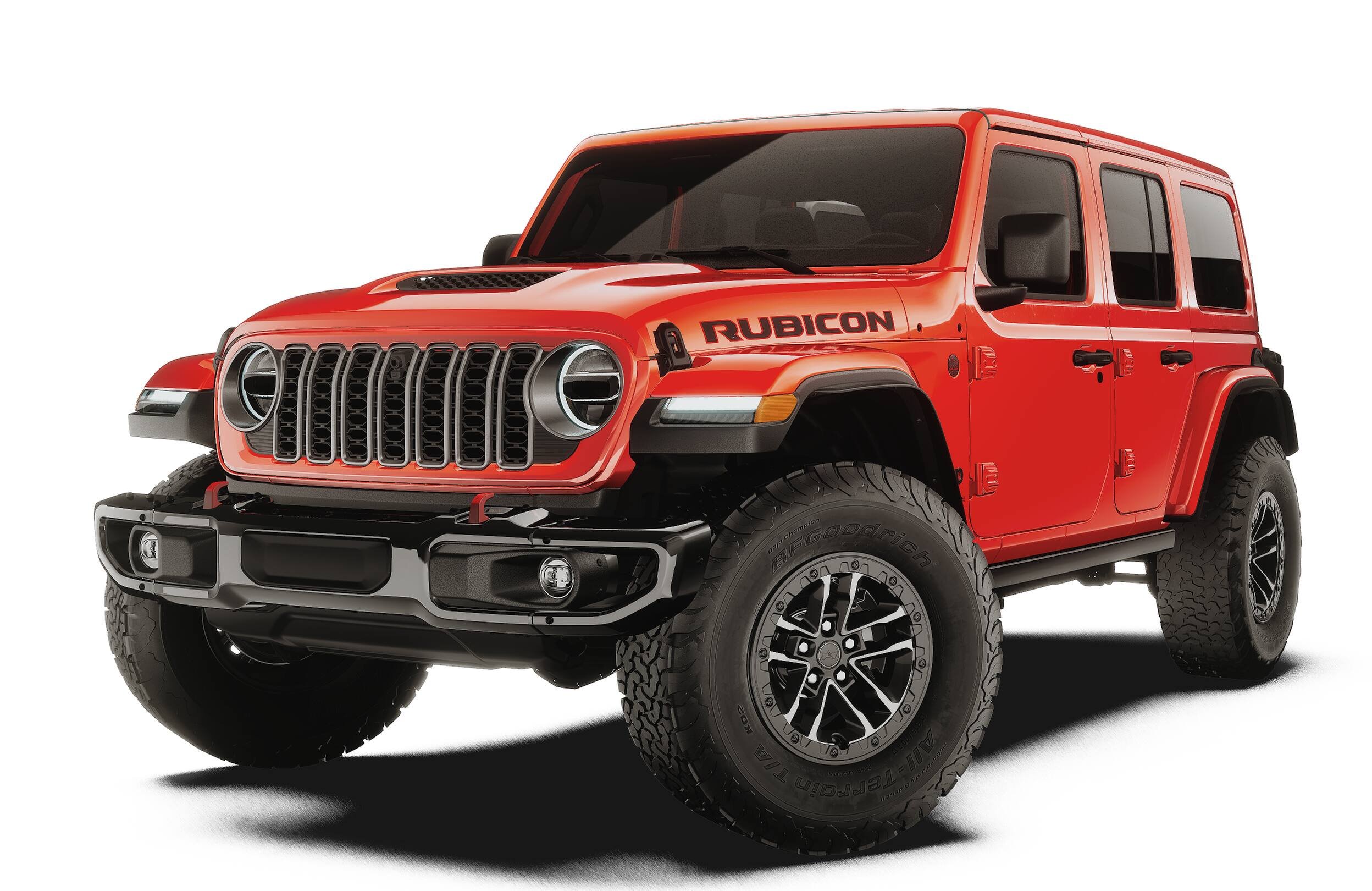New 2027 Firecracker Red Clear-Coat Paint Jeep Rubicon X image 13