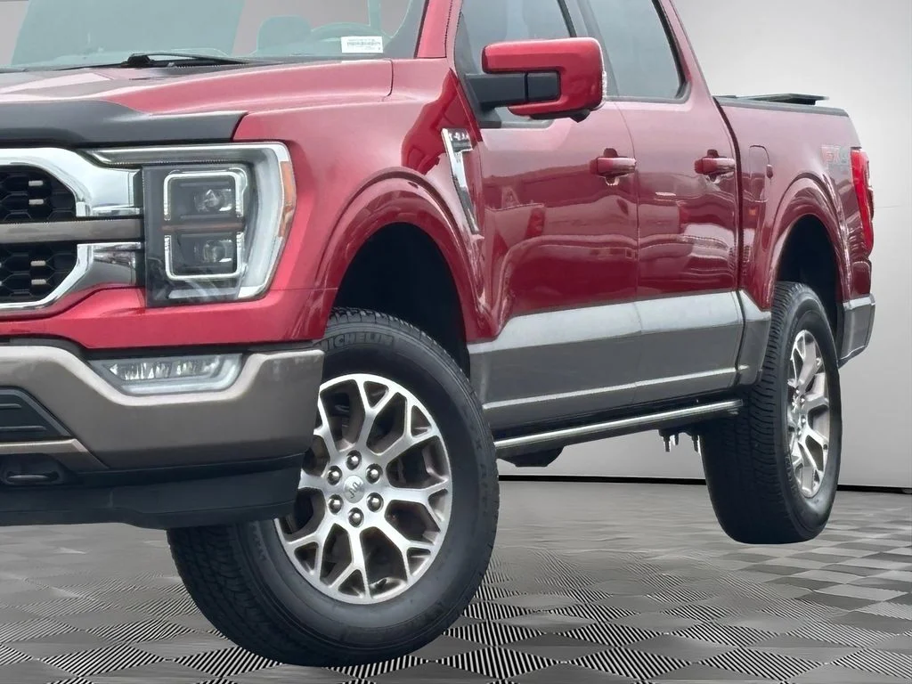 Used 2021 Red Ford King Ranch image 3