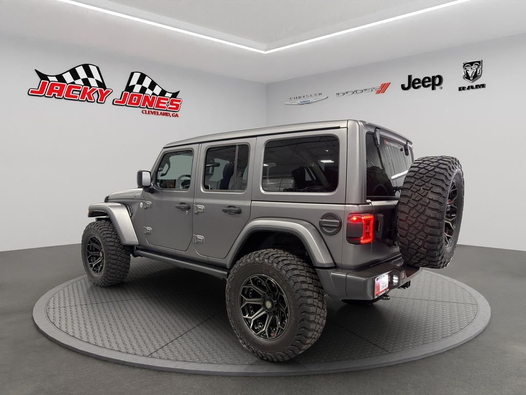 Used 2023 Bright White Clearcoat Jeep Sahara image 6