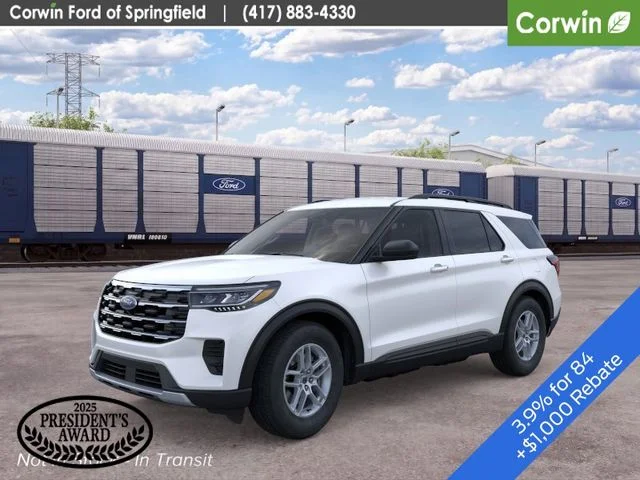 New 2026 Star White Metallic Tri-Coat Ford Active image 1