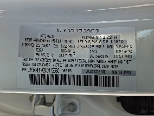 New 2026 White Mazda 2.5 S Select image 16