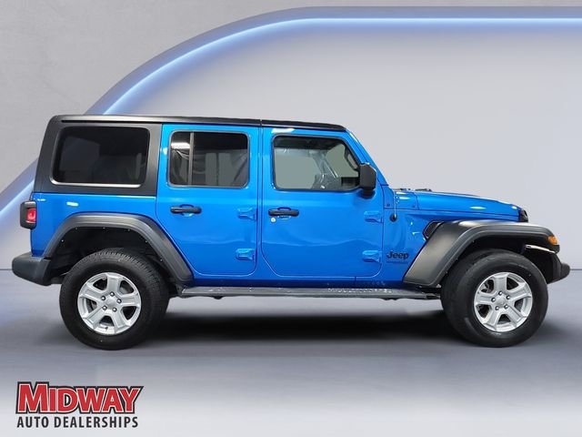 Certified Used 2022 Blue Jeep Unlimited Sport S image 6