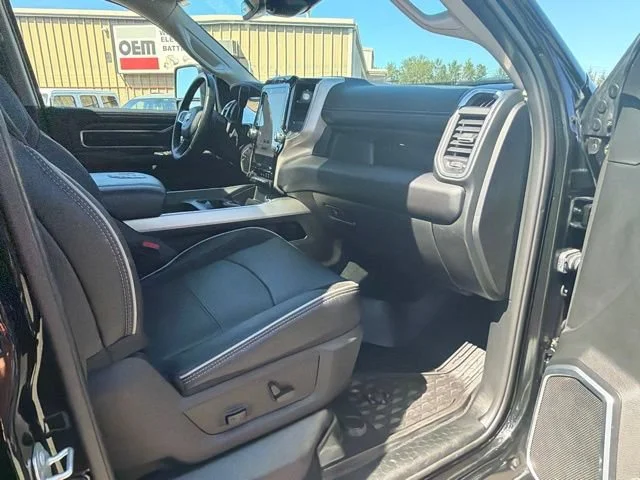Used 2024 Diamond Black Crystal Pearlcoat Ram Laramie image 9