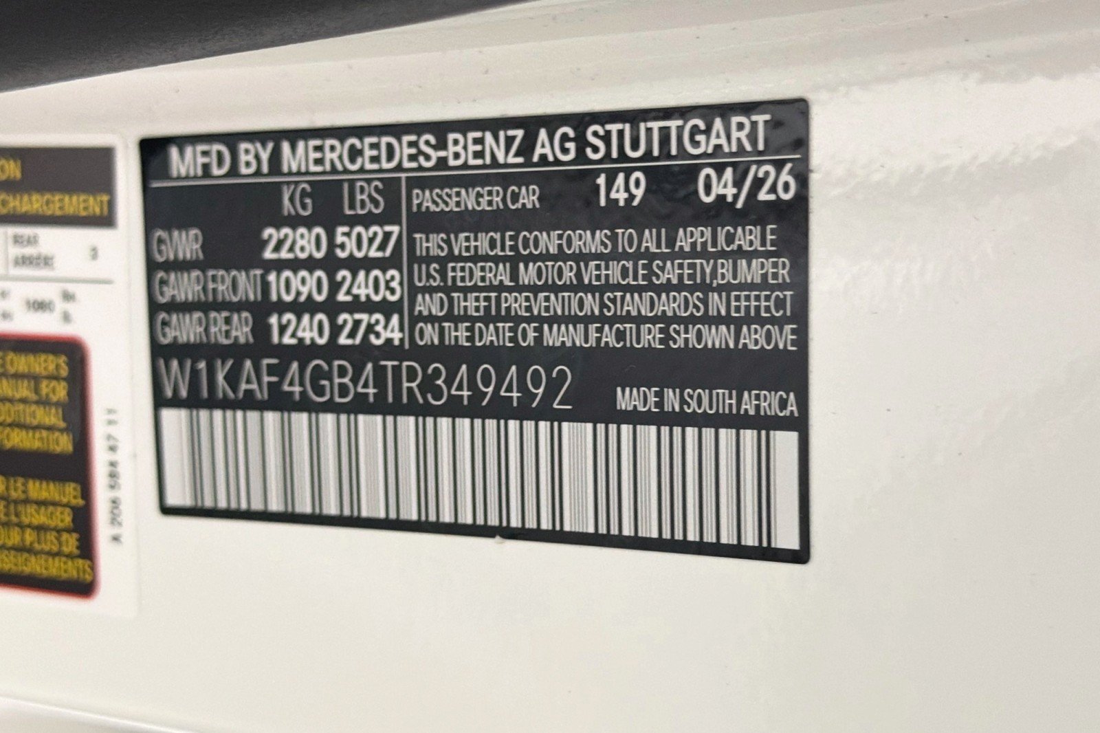 New 2026 Polar White Mercedes-Benz C 300 Sedan image 24