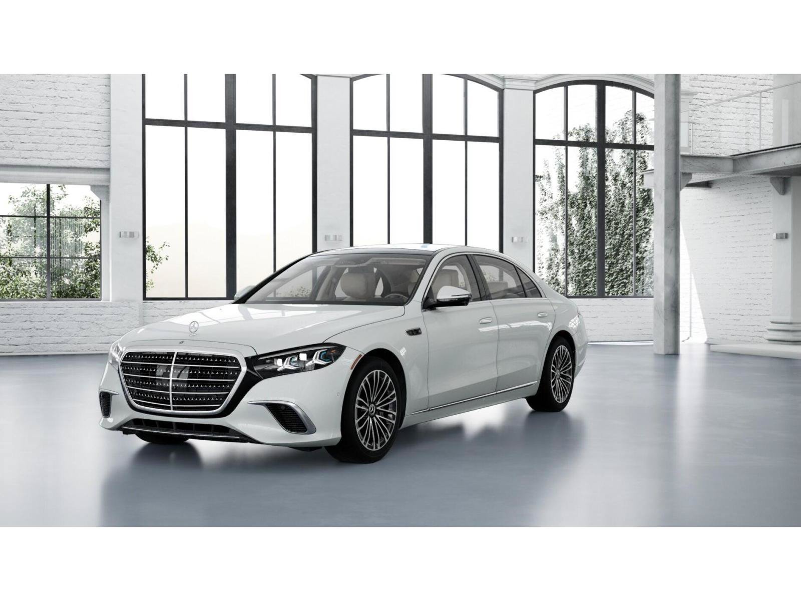 New 2027 MANUFAKTUR Moonlight White Metallic Mercedes-Benz S 500 4MATIC® Sedan image 40