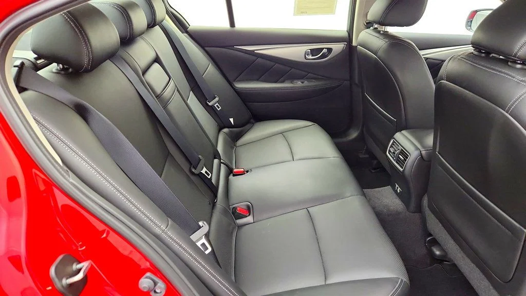 Used 2023 Dynamic Sunstone Red INFINITI LUXE AWD image 23
