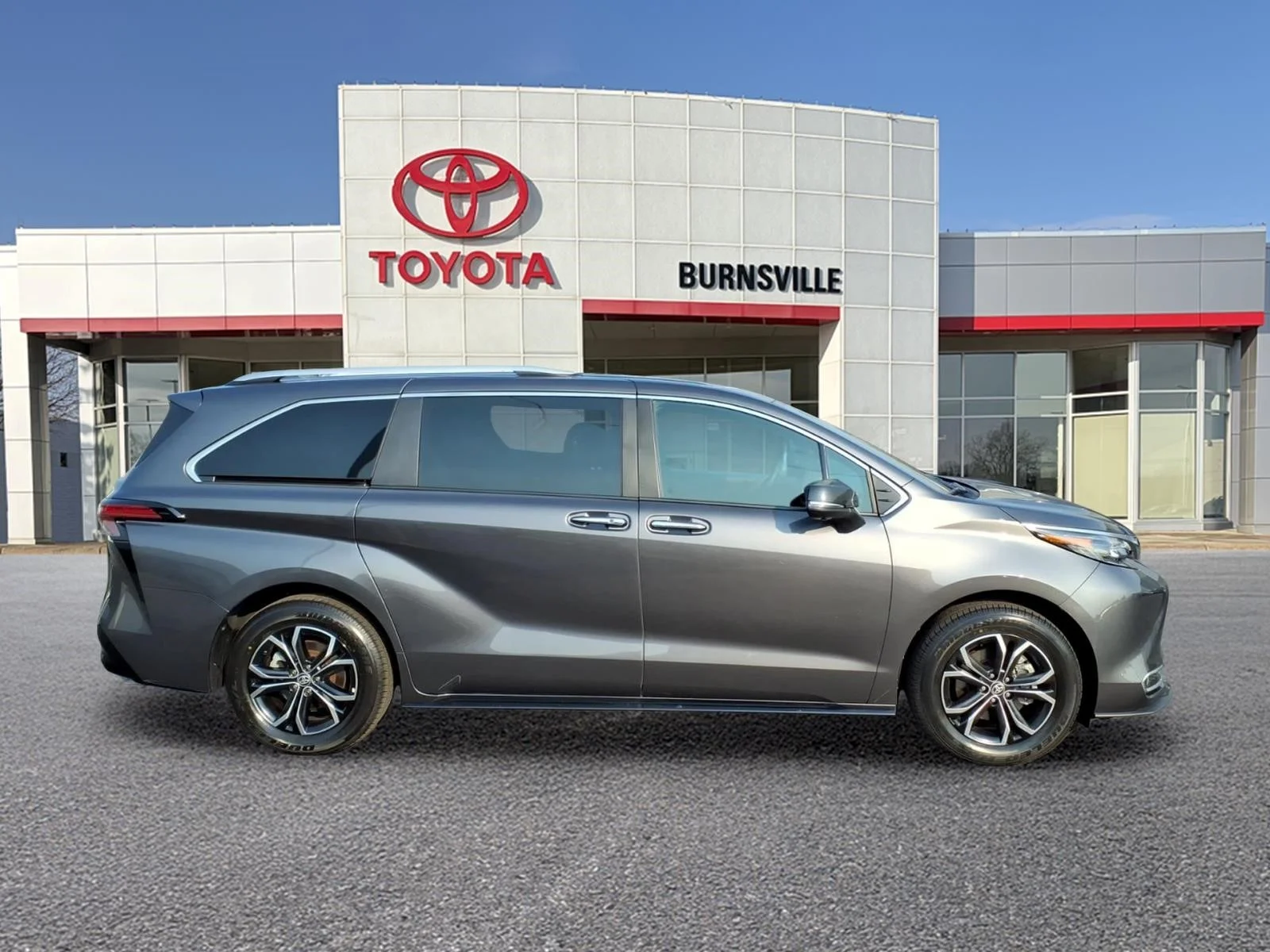 Certified 2025 Toyota Sienna Platinum with VIN 5TDESKFCXSS157094 for sale in Burnsville, Minnesota