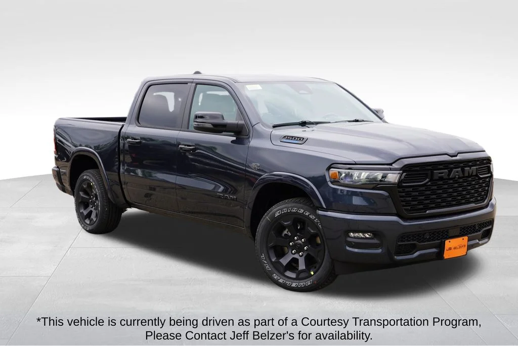 New 2027 Forged Blue Metallic Exterior Paint RAM Big Horn image 1