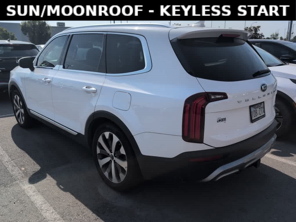 Used 2021 Glacial White Pearl Kia EX image 7