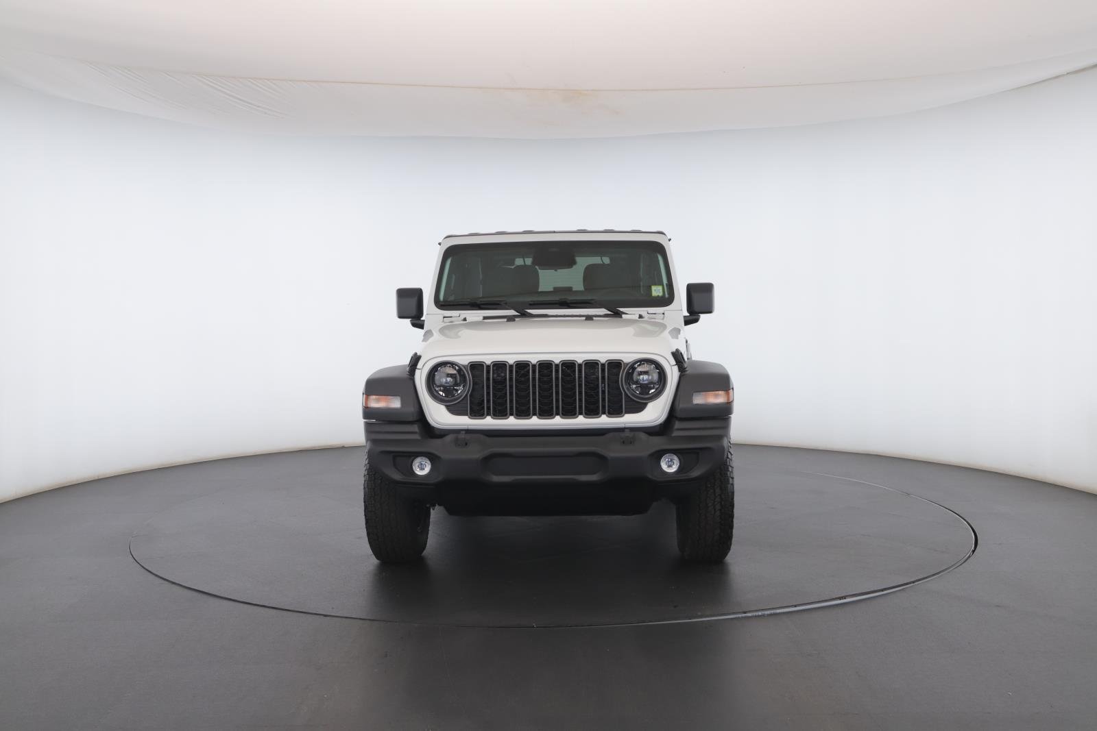 New 2026 Bright White Clear-Coat Exterior Paint Jeep Sport S 2 Door 4x4 image 18