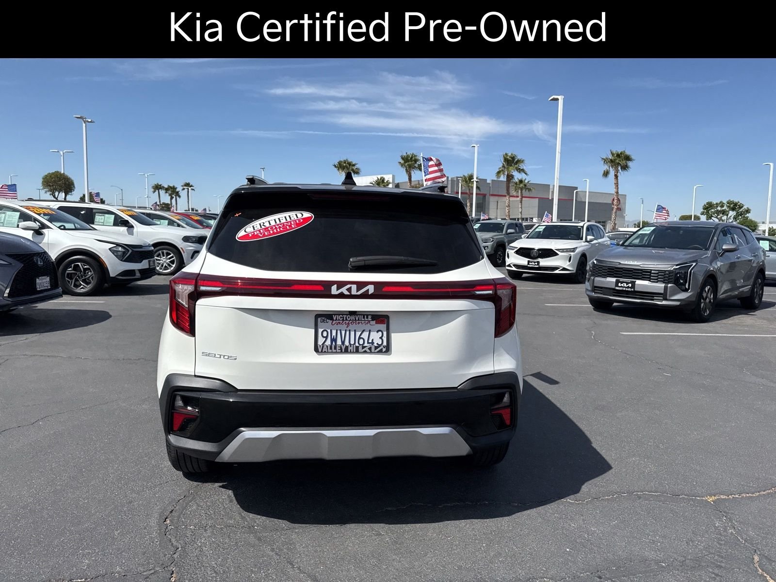 Certified Used 2026 Clear White/Black Roof Kia S image 8