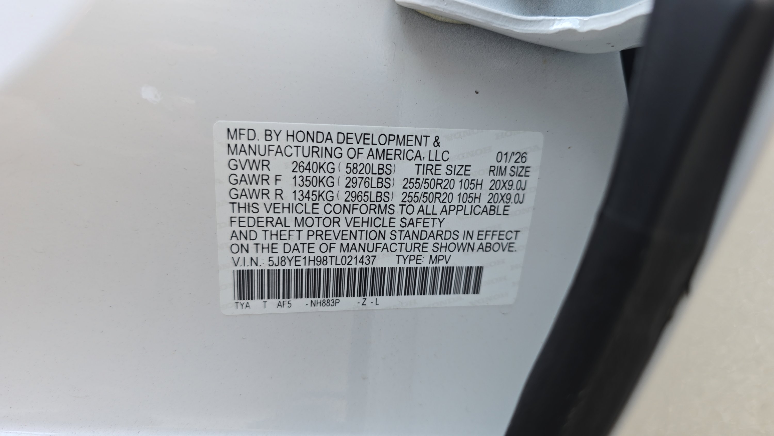 Certified Used 2026 Platinum White Pearl Acura SH-AWD w/A-Spec Advance Package image 24