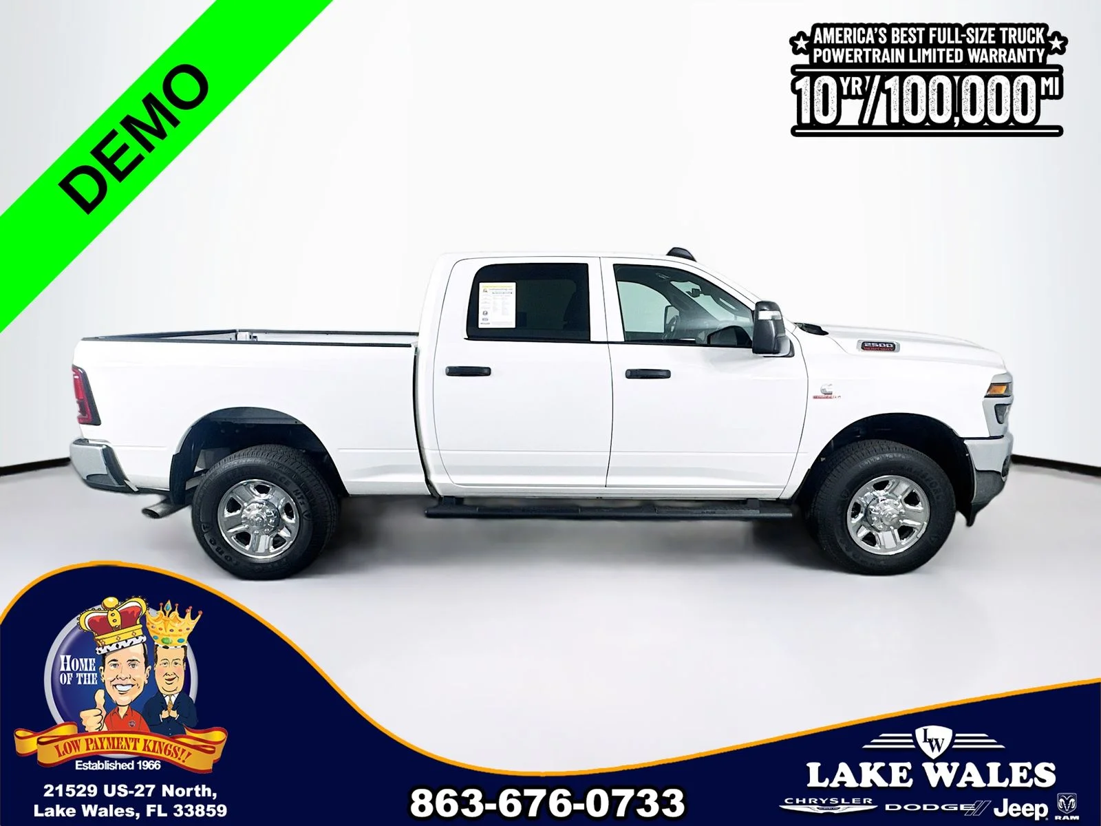 New 2026 Bright White Clear-Coat Exterior Paint RAM TRADESMAN image 8