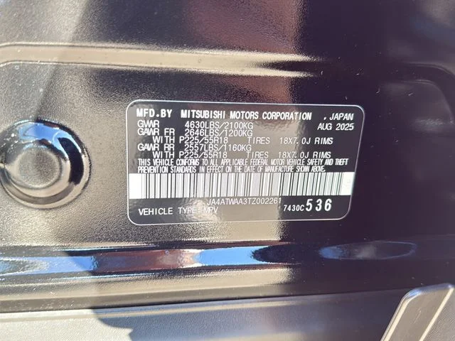 New 2026 Black Mitsubishi SE image 33