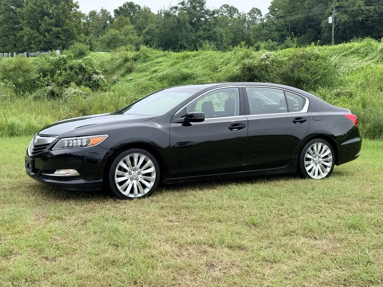 Used 2015 Black Acura w/Tech 4dr Sedan w/Technology Package image 1