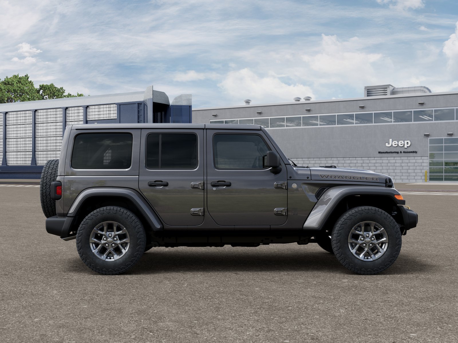 New 2026 Granite Crystal Metallic Clear-Coat Exterior Paint Jeep 85th Anniversary image 12