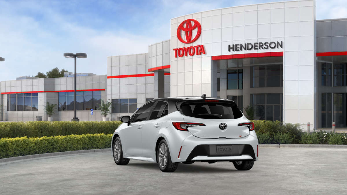 New 2027 Wind Chill Pearl with Black roof Toyota SE image 36