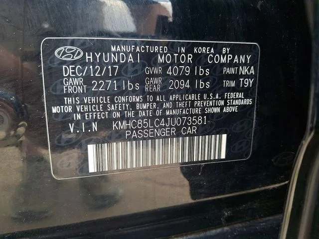 Used 2018 Black Hyundai Limited image 27