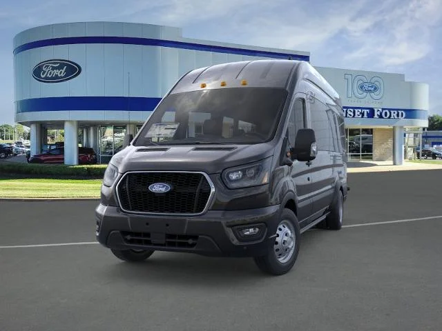 New 2026 Agate Black Metallic Ford Passenger Van XLT image 2
