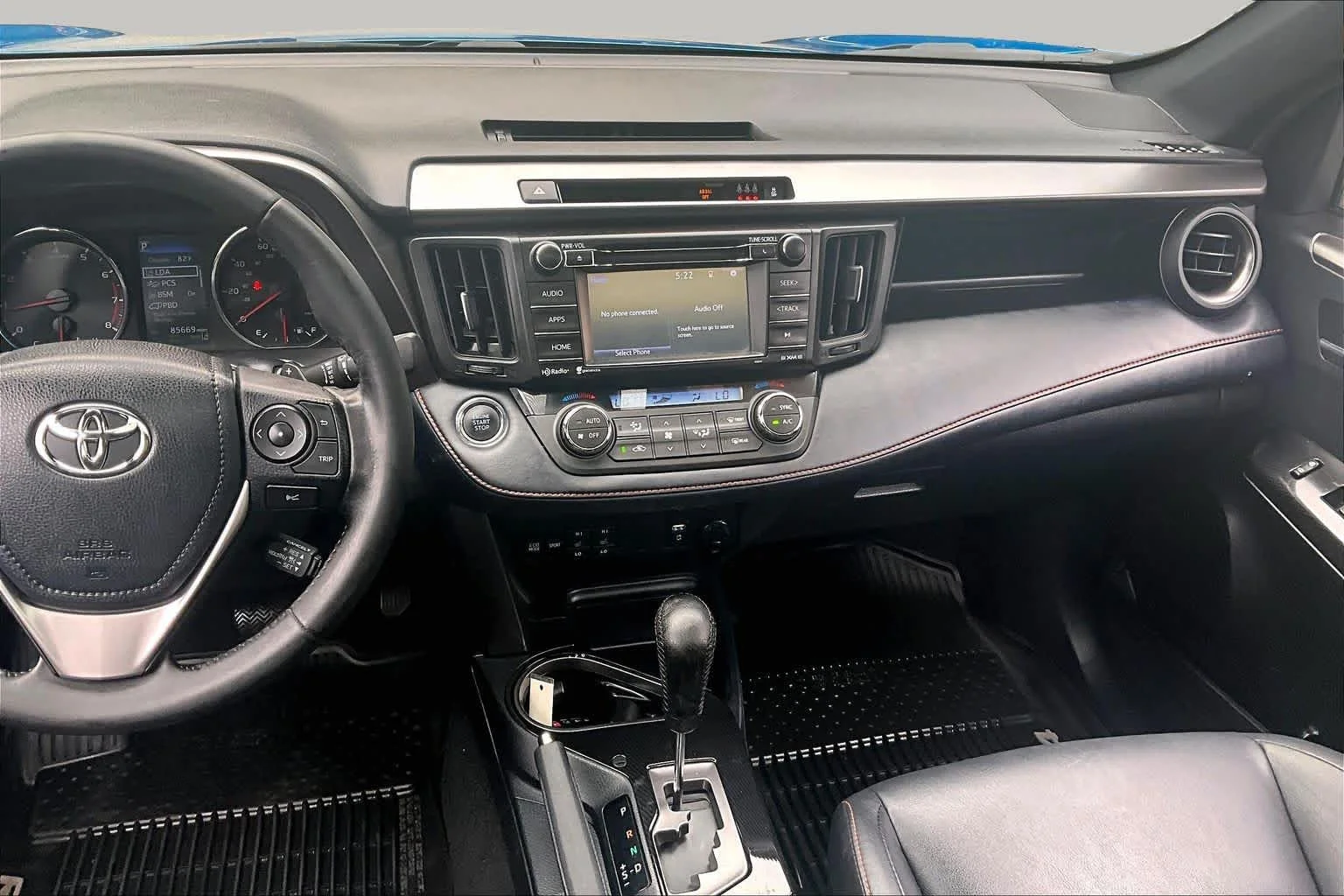 Certified Used 2018 Electric Storm Blue Toyota SE image 7