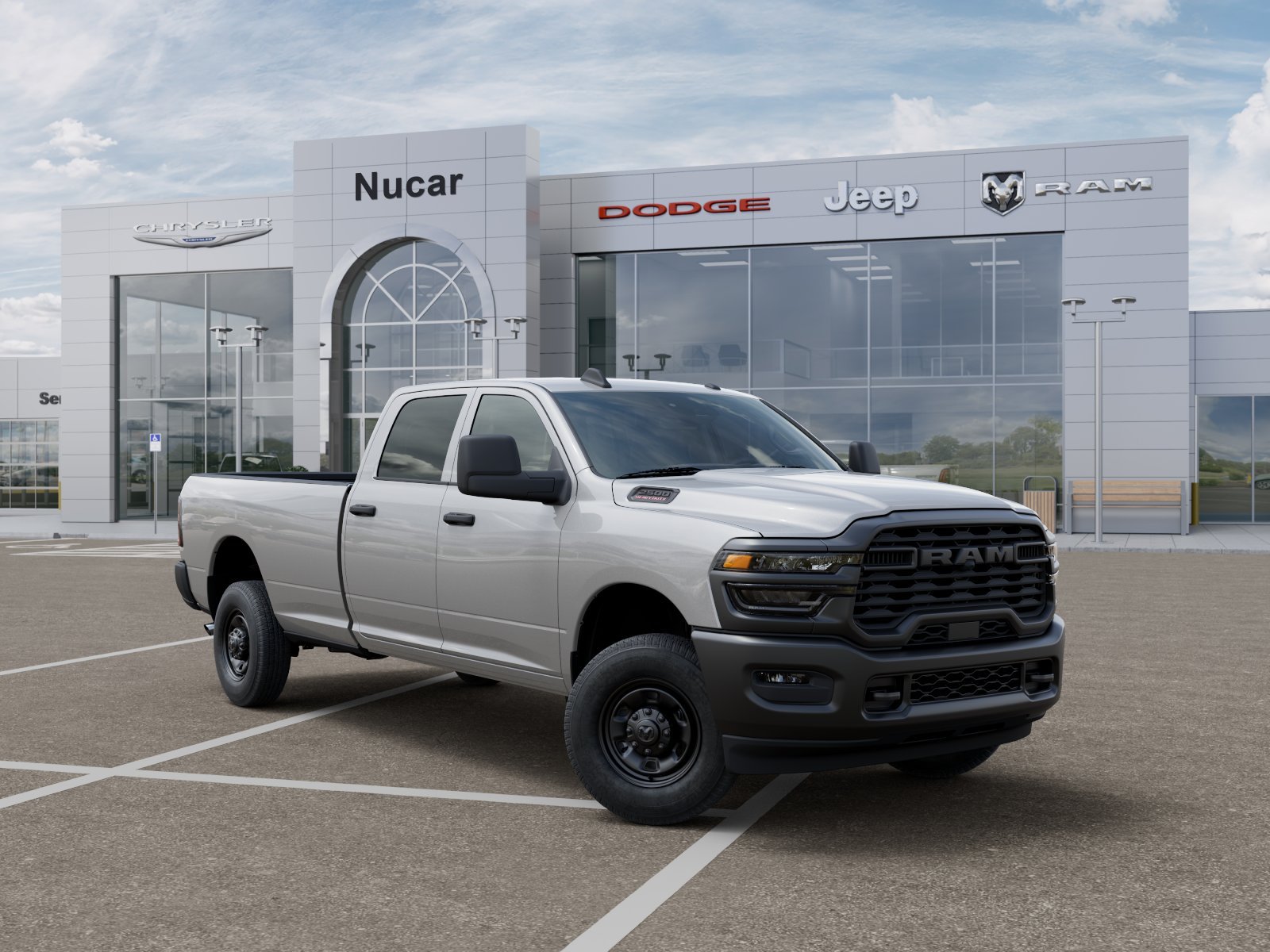 New 2026 Silver-Zynith Exterior Paint RAM Tradesman image 1