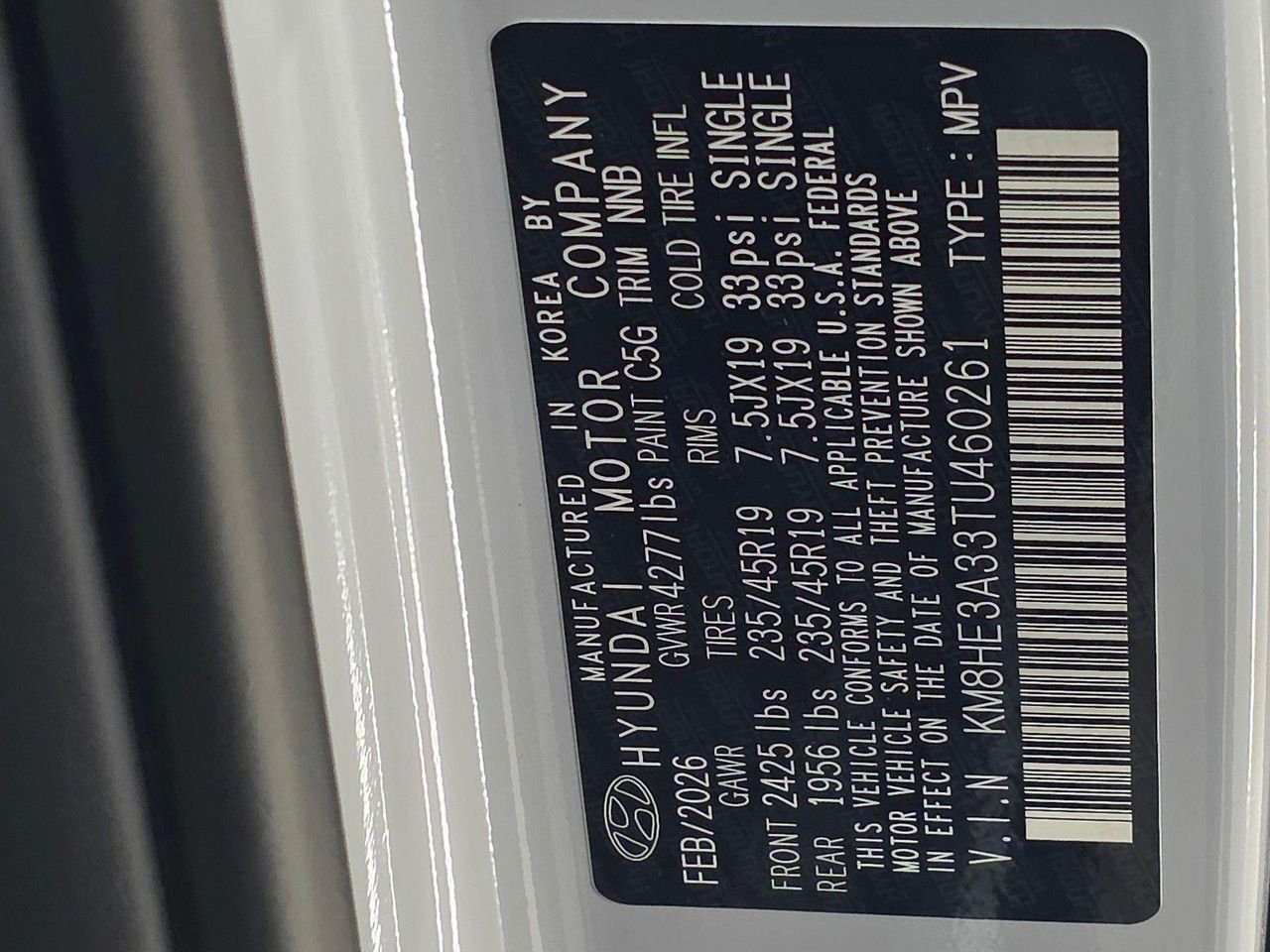 New 2026 Cyber Gray Metallic Hyundai Limited FWD image 35